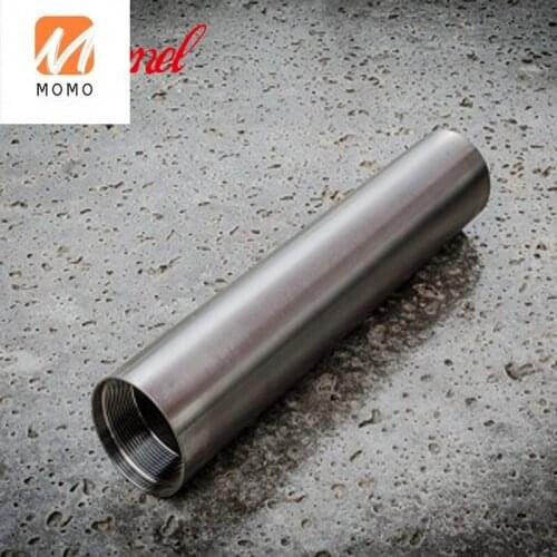 Titanium cnc machining turning threaded solvent trap tubes with adapter ends and cups