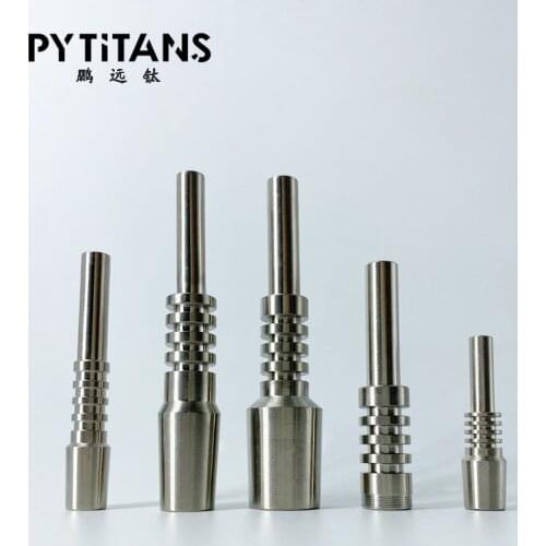 Compare with similar Items GR2 domeless titanium nail 10/14/18mm fit nectar joint tip collector glass pipe of hot sale