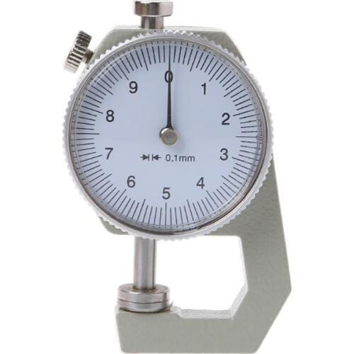 Dial Thickness Gauge 10 20mm Leather Paper Thickness Meter Tester Accuracy 0.1mm
