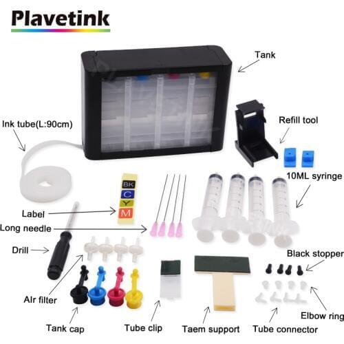 Plavetink 4 Color Universal CISS Ink Tank For Canon PG40 CL41 PG-40 CL-41 PG 40 CL41 MP140 MP450 MP470 iP1600 IP1700 IP1800