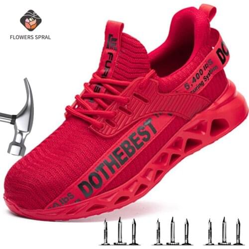 2021 New Men Safety Shoes Work Safety Shoes Steel Toe Safety Shoes Large Size 48 Size Safety Shoes Sports Light Casual Shoes
