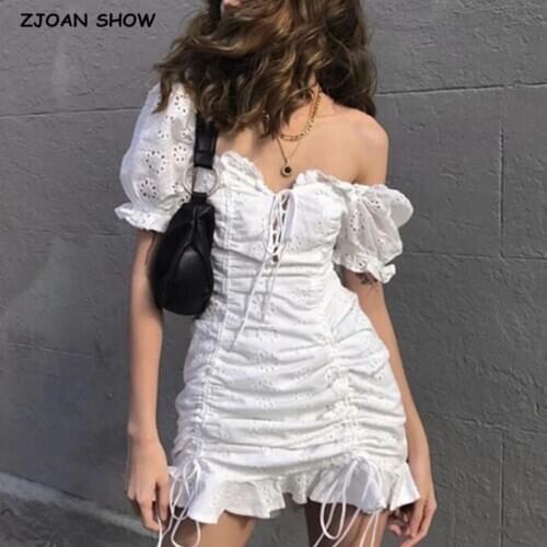 ZJOAN SHOW Off-the-shoulder Summer Dresses
