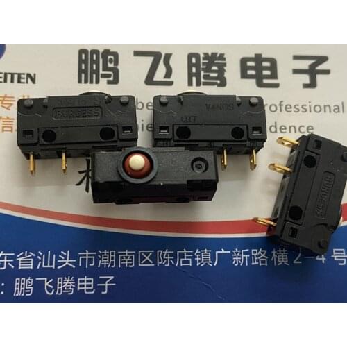 1PCS Swiss Burgess v4ncs waterproof and dustproof 3-pin microswitch stroke limit reset button touch
