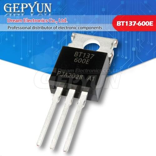 10pcs BT137-600E TO220 BT137-600 TO-220 BT137 137-600 137-600E Triacs sensitive gate 8A/600V new and original
