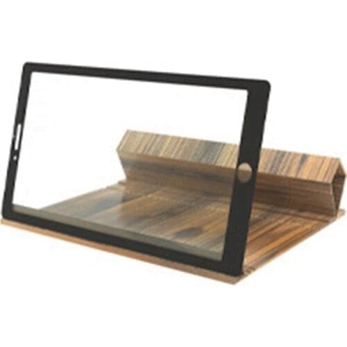 12 Inch Screen Magnifier for Smartphones-3D HD Magnifying Projector Screen Enlarger Movies Foldable Phone Stand Holder