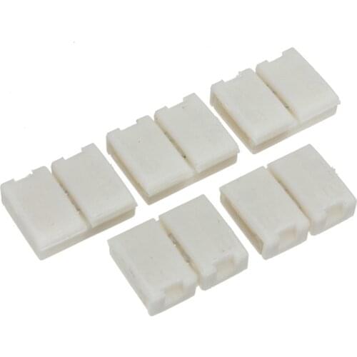 5pcs/10pcs 2pin LED Connector L Shape For connecting corner right angle 8mm for 3528 LED Strip Light Tape Ribbon