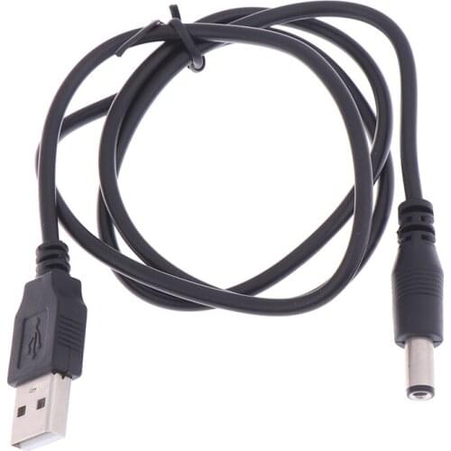 80cm USB 5V Charger power Cable to DC 5.5 mm plug jack USB Power Cable For MP3/MP4 Player