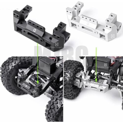 TRX4 G2 Aluminum Bumper Mounts Front & Rear Replacement of TRA8237 for Traxxas TRX-4 1/10 Scale RC Crawler Car Upgrade Parts