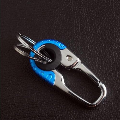 Car Keychain Creative Key Holder Keyring Mens Fashion Key Chain Birthday Gift Metal Key Ring Car-styling Auto Accessories