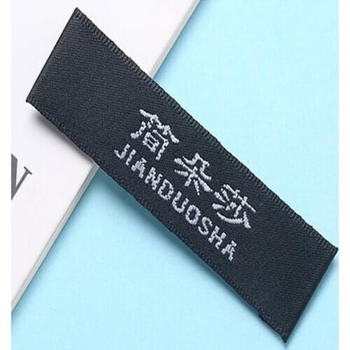 Free Shipping 1000Pcs/lot Customized Garment Shirt Jacket Woven Label Hight Quality Embroidered made in china