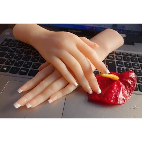Free Shipping!! New Style Female Silicone Hand Mannequin Silicone Hand Manikin Female Hand Model Made In China