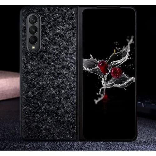 Anti-Fingerprint Cell Phone Fitted Case for Samsung Galaxy Z Fold3 5G Fold 3 Drop Protection Back Cover Coque