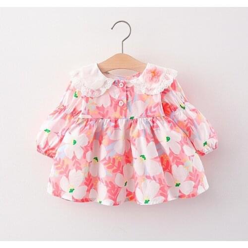 Long Sleeve Childrens Princess Dress For Kids Clothing Girls 2021 Autumn Newborn Baby Dresses New Costume For Infant Dress