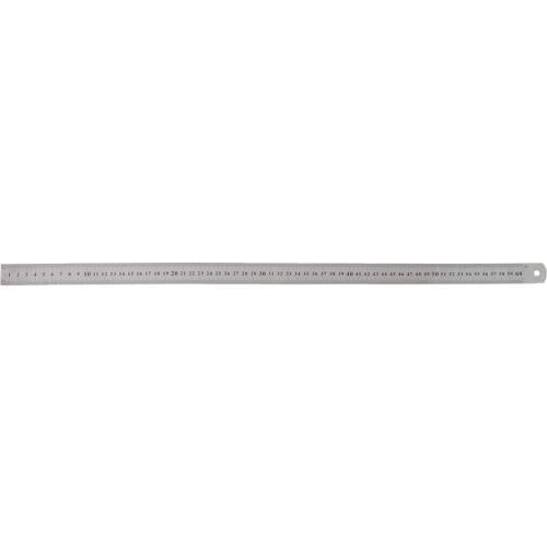 Stainless Steel Double Side Measuring Straight Edge Ruler 60cm Silver