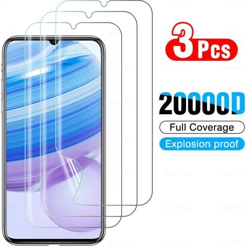3Pcs Hydrogel Film For Xiaomi Redmi Note 9Pro 4G Note 9 Pro Max Protector For Redmi Note 10 Pro 10X 5G 10X Pro 5G Not Glass Film