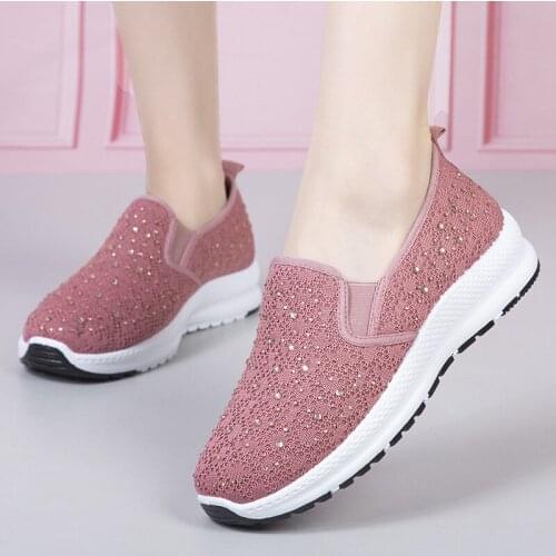 H28 Hot Selling 2021 Womens Spring Shoes Women Shoes Casual Loafers Comfort Flat Shoes for Zapatos De Mujer Sneakers