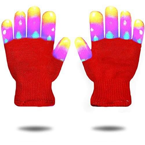 Flashing LED Light Gloves - Party Gift For Children Best Gifts for Kids Led toys Fortnight