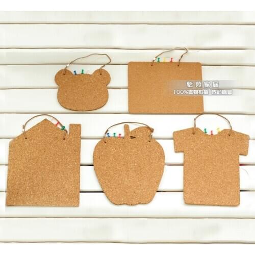 Home Stickers Message Board Creative Hanging Cork Message Board Wall Decoration Listing Photo Cork Board 3 Pcs/Lot Free Shipping