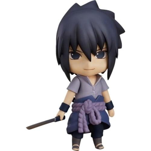 Pre-Sale Narutos Uchiha Sasuke Anime Action Figure Q Version Peripheral Model Hand-Made Genuine Collectible Toys Children Gift