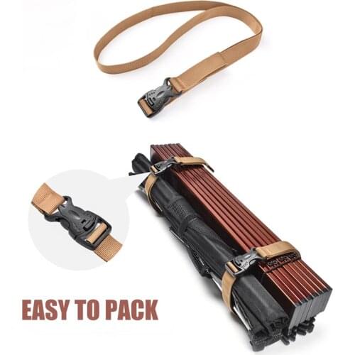 Adjustable Buckle Tied Tighten Fixing Strap Outdoor Camping Hiking Cargo Belt Travel Tour Tighten Strap