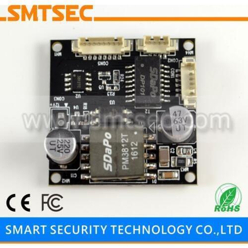 SIP-E-POE 38X38mm IEEE802.3af/at 12W (12V/1A) PoE Module for H.265 IP CCTV Surveillance Camera Module