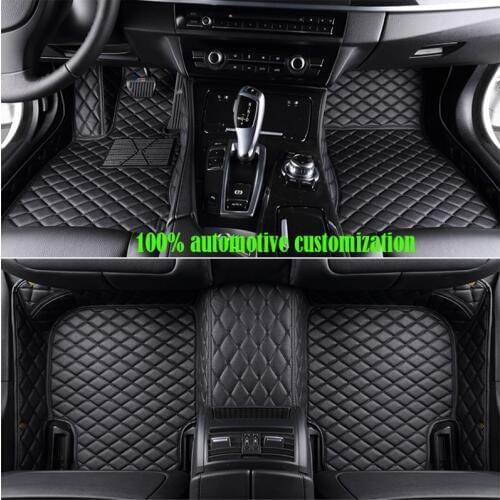 XWSN car floor mats for Jaguar XF XE XJL XJ6 XJ6L E-PACE F-PACE F-TYPE brand firm soft car accessories floor mats for cars