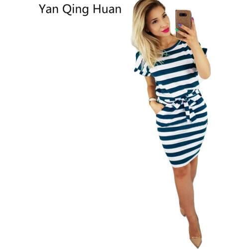 YANQINGHUAN Short Sleeve Dresses