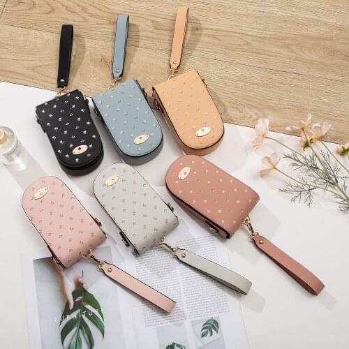 Women Wallets Floral Colorful Pu Leather Female Large-capacity Mobile Phone Bag Shoulder Bag Multi-card Purses Card Holders
