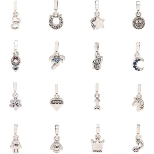 100%925 Sterling Silver Me Series Pendant European and American Creative Style Pendant Necklace