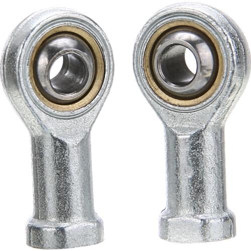 2pcs Fisheye Rod End Ball Joint Bearing Set Zinc Alloy Internal Female Metric Thread Rod SI8T/K M8x1.25mm