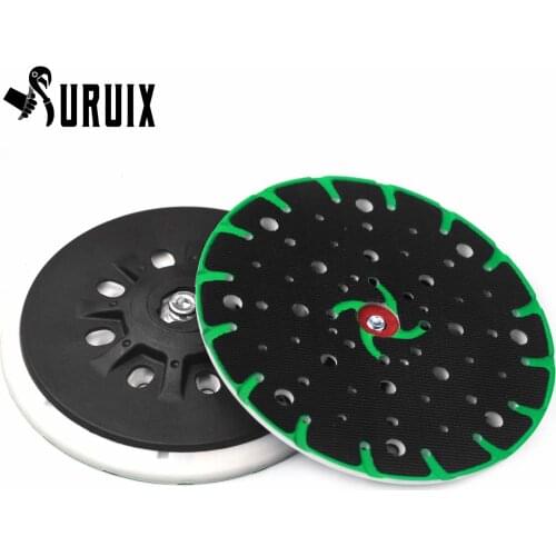 6-Inch 48 Holes Back-up Replacement Sanding Pad for Hook Loop Dust-Free M8 Thread Sanding Pad Sandpaper Sticky Plate
