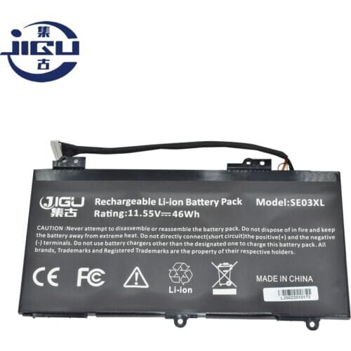 JIGU Laptop Battery SE03XL 31CP6/60/80 HSTNN-LB7G For HP For Pavilion 14-AL000NO 14-AL126TX 14-al132ng 14-AL106TX 14-al004ng