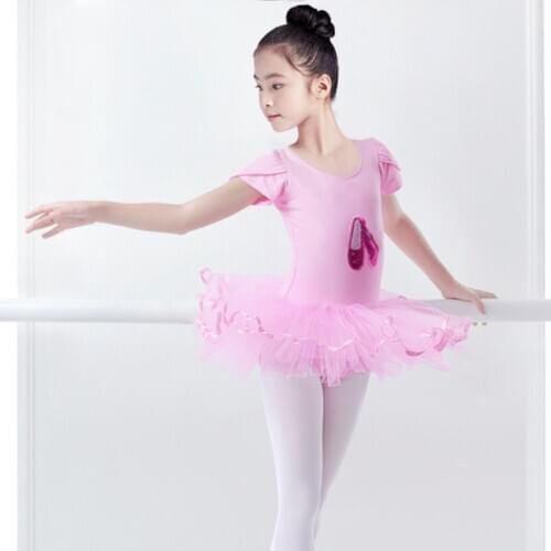 Girls Ballet Tutu Tulle Dress For Children Dance Clothing Ballet Gymnastics Costumes For Girls Dance Leotard Girl Dancewear