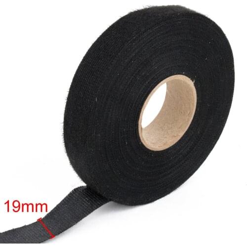 4pcs Automotive Wiring Harness Tape Adhesive Cloth Fabric Tape Cable Looms Protection 19mm x 25m