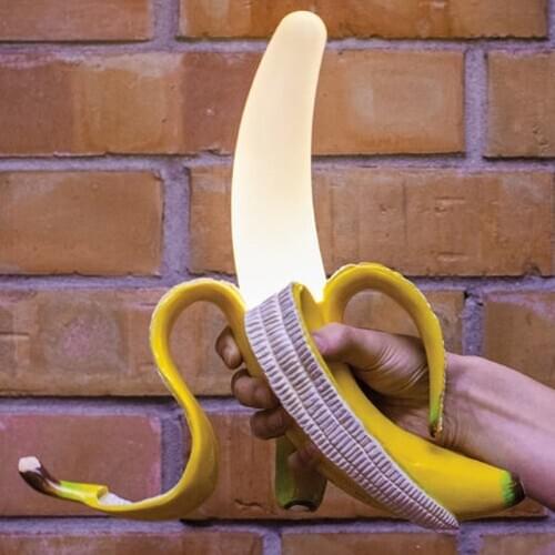 Nordic Minimalist creativity Glass Led Banana Desk Lamps Modern Bedroom Bedside desk lamp for Bar Foyer Kitchen Living Room