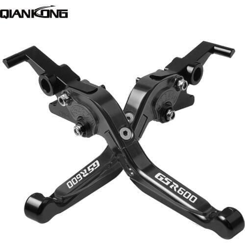 Motorcycle CNC Adjustable Brake Clutch Levers handle for SUZUKI GSR600 2006 2007 2008 2009 2010 2011 2006-2011 GSR600