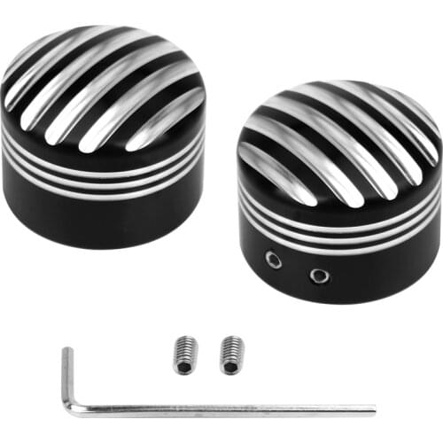 Motorcycle 29mm Front Axle Nut Cover Cap Bolt For Harley Touring Softail Breakout Dyna Street Bob Fat Bob V-Rod FLTR VRSC XG XL