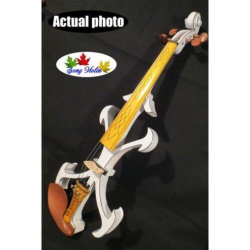 New model crazy - 2 SONG art streamline 4/4 electric violin,solid wood #10314