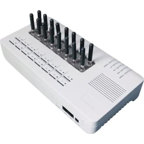 2021 New Product 16 Channel GOIP IMEI Change Support Sim Bank Remote SIM Card Emulator Goip 16 Goip Gateway