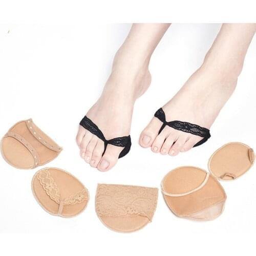 1Pair Half Insoles Pads Foot Care Insoles Forefoot Pain Relief Massaging Gel Metatarsal Toe Prevent Foot Care Tool