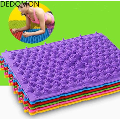 Hot Professional Durable Reflexology Foot Massage Pad Toe Pressure Blood Circulation Plate Mat For Massager