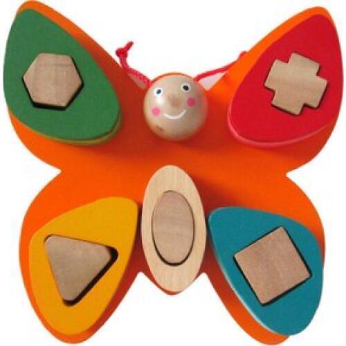 Butterfly geometry shape multicolour toy building blocks educational toys set