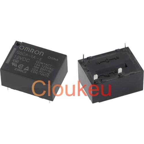 Relay G5CA-1A-E-5VDC 12VDC 24VDC 10A 4pin