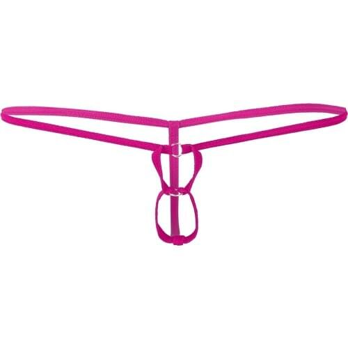 Gay Sissy Sexy Lingerie Men Thongs G Strings Front Two Penis Holes Penis Hole T-back Briefs Underwear Underwear Underpants