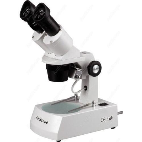 Stereo Microscope--AmScope Supplies 10X-30X Binocular Stereo Microscope with 2 Halogen Lights