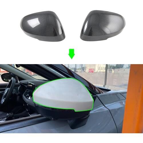 ABS Carbon Fiber Style Rearview Mirror Cover Door Side Moulding Trim Car Exterior Accessories Decoration For X-Trail/Rogue 2022