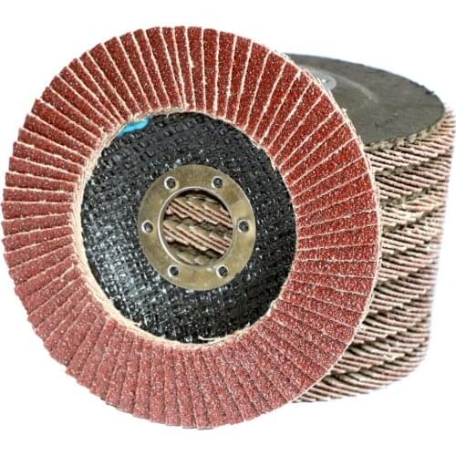 10PCS Flap Discs 115mm 4-1/2" * 7/8" Sanding Discs 80 Grit Grinding Wheels For Angle Grinder