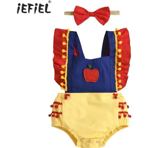 Baby Summer Clothing Newborn Infant Baby Girl Fruit Printed Romper Tassels Balls Cute Jumpsuit Headband 2Pcs Sunsuit Clothes Set