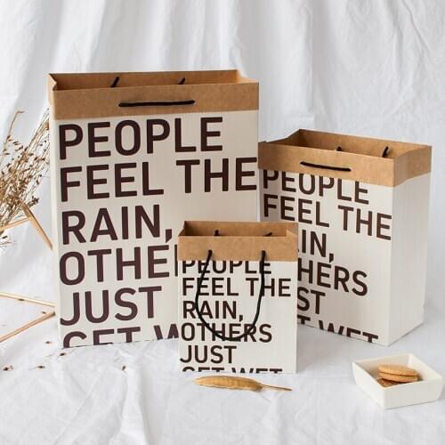 5pcs/lot Wedding Birthday Decoration Event Party Supplies Small Gift Bag with Handle Party Gift Paper Bag