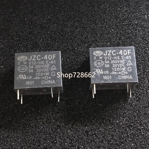 5 teile/los JZC-40F 012-HS Neue Relais 5A 4 PIN